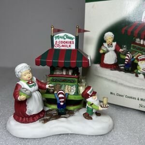 Department 56 North Pole Series Mrs. Claus’ Cookies & Milk #56.56861